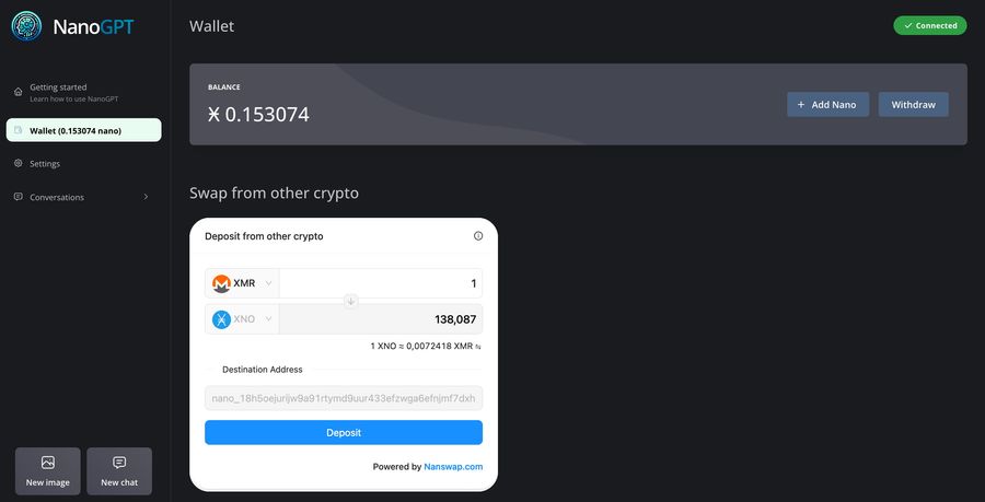 Nanogpt Wallet